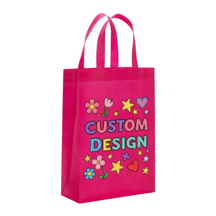 Child Drawing Printed Non-woven Fabric Bag Print On Your Demand, Size:41x35x12cm