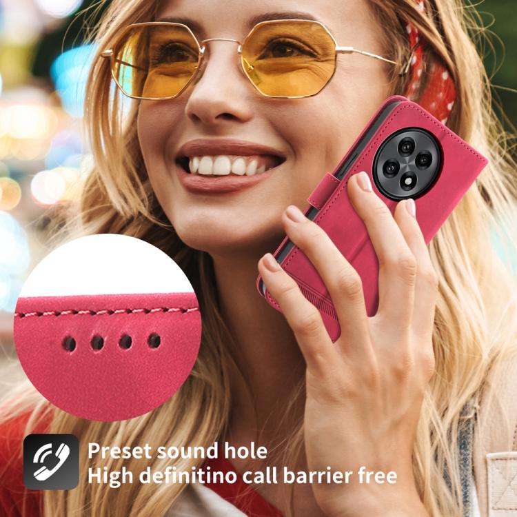 For OnePlus 13R / Ace 5 / Ace 5 Pro Dierfeng Dream Line TPU Hybrid PU Leather Phone Case