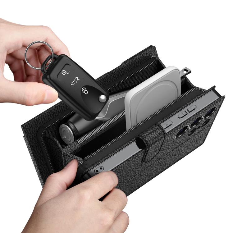 For Samsung Galaxy S23 Ultra 5G GKK Plating Wallet Leather Phone Case