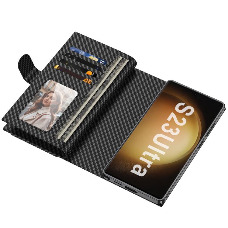 For Samsung Galaxy S23 Ultra 5G GKK Plating Wallet Leather Phone Case