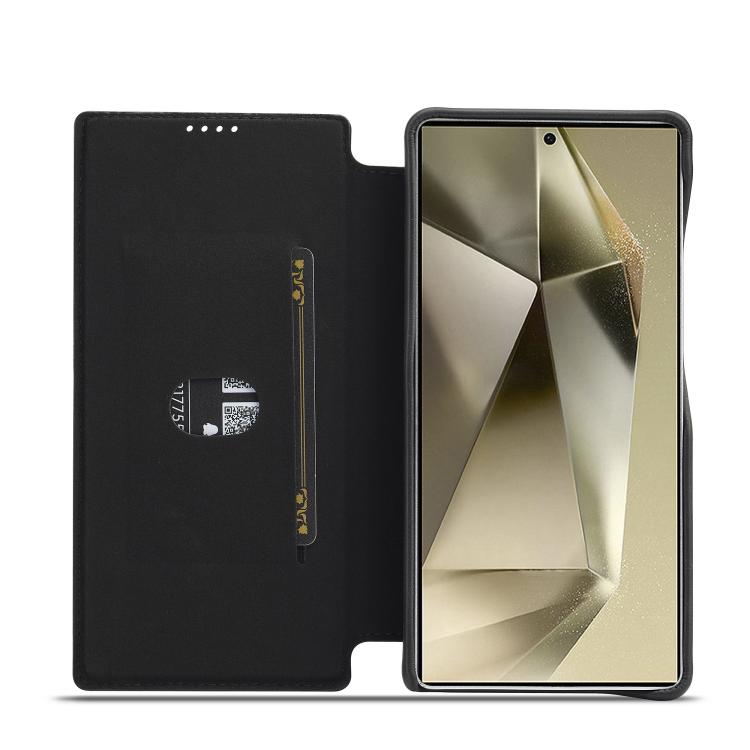 For Samsung Galaxy S25 Ultra 5G LC.IMEEKE Hon Ancient Series Flip Leather Phone Case
