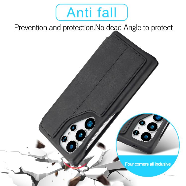 For Samsung Galaxy S25 Ultra 5G LC.IMEEKE Hon Ancient Series Flip Leather Phone Case