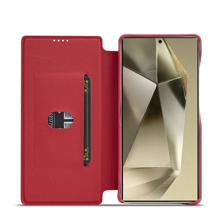 For Samsung Galaxy S25 Ultra 5G LC.IMEEKE Hon Ancient Series Flip Leather Phone Case