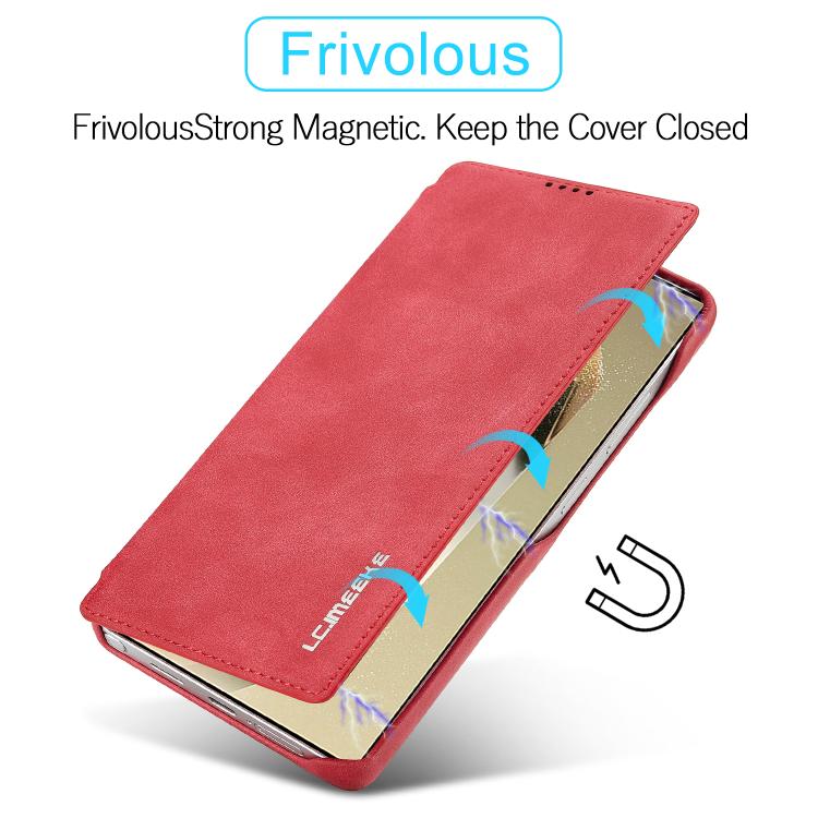 For Samsung Galaxy S25 Ultra 5G LC.IMEEKE Hon Ancient Series Flip Leather Phone Case