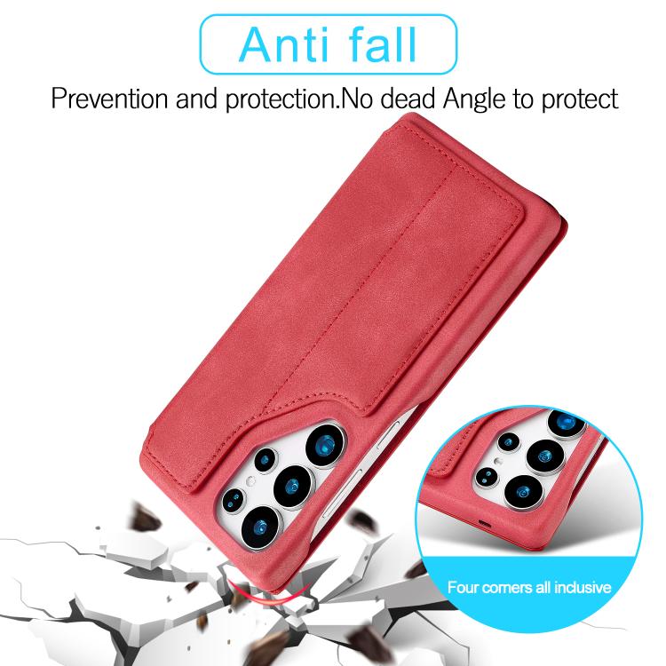For Samsung Galaxy S25 Ultra 5G LC.IMEEKE Hon Ancient Series Flip Leather Phone Case