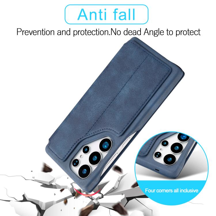 For Samsung Galaxy S25 Ultra 5G LC.IMEEKE Hon Ancient Series Flip Leather Phone Case