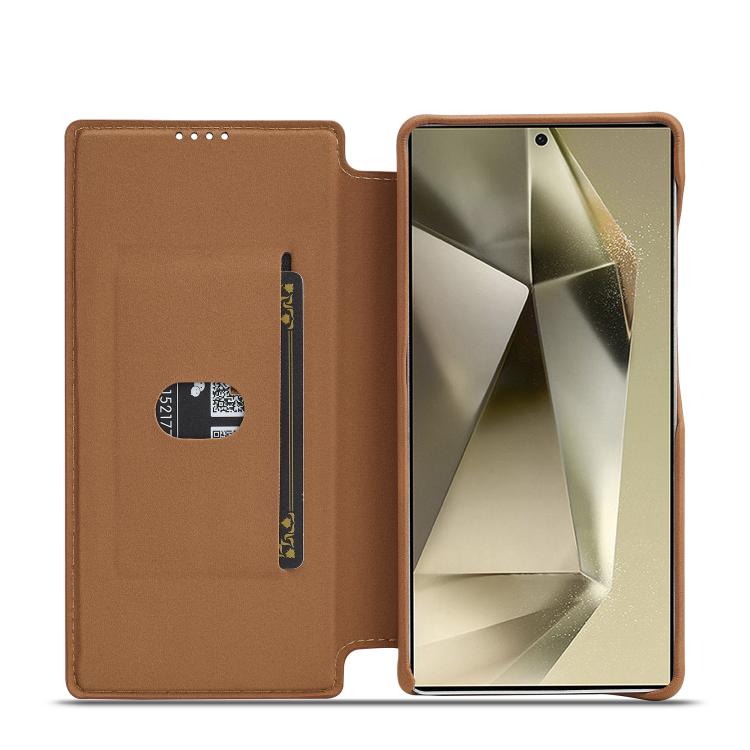 For Samsung Galaxy S25 Ultra 5G LC.IMEEKE Hon Ancient Series Flip Leather Phone Case