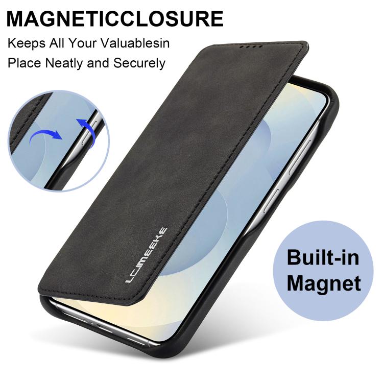For Samsung Galaxy S26+ 5G LC.IMEEKE Hon Ancient Series Flip Leather Phone Case