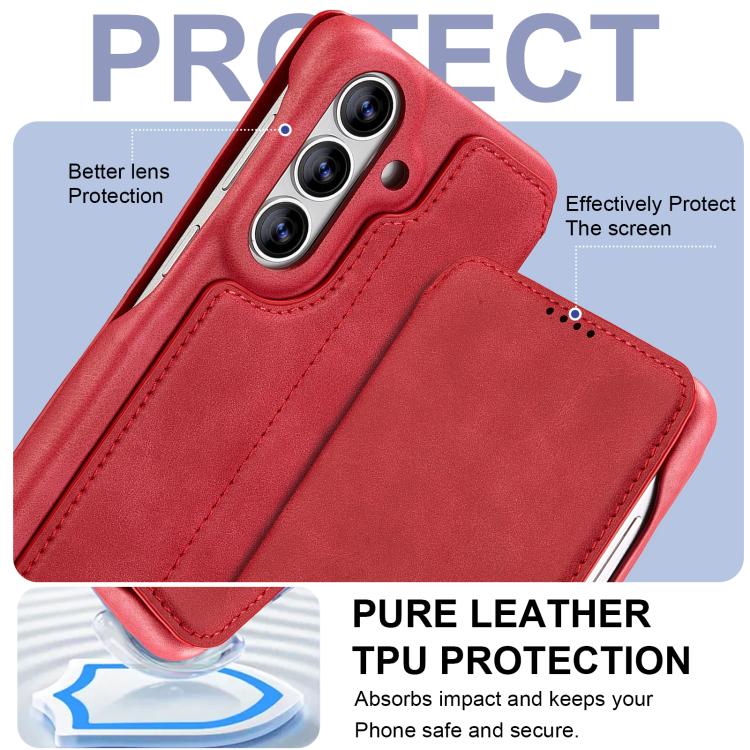 For Samsung Galaxy S26+ 5G LC.IMEEKE Hon Ancient Series Flip Leather Phone Case