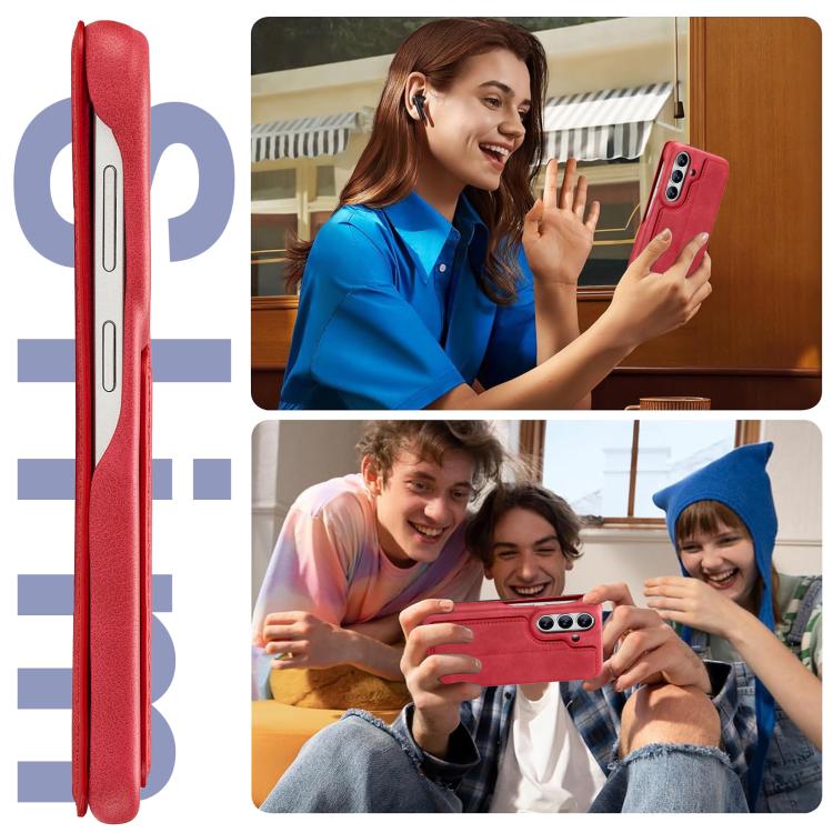 For Samsung Galaxy S26+ 5G LC.IMEEKE Hon Ancient Series Flip Leather Phone Case