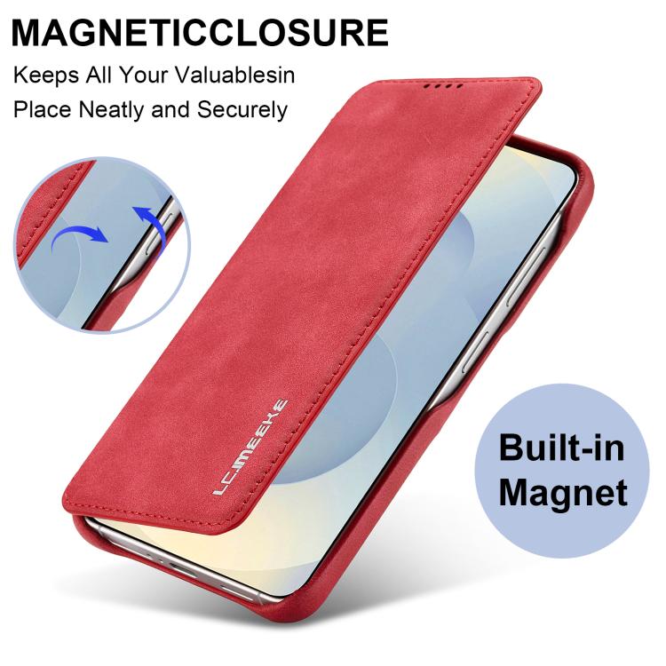 For Samsung Galaxy S26+ 5G LC.IMEEKE Hon Ancient Series Flip Leather Phone Case
