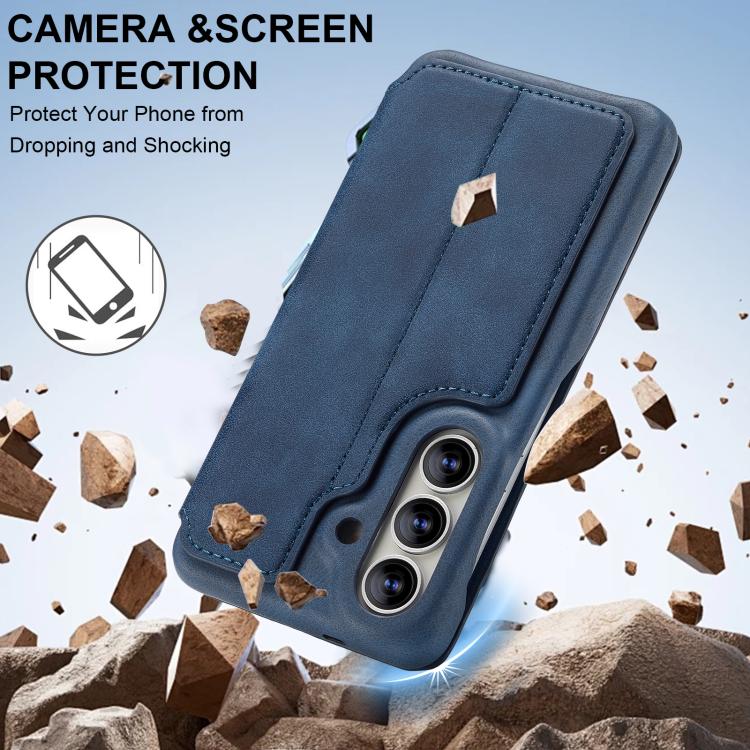 For Samsung Galaxy S26+ 5G LC.IMEEKE Hon Ancient Series Flip Leather Phone Case