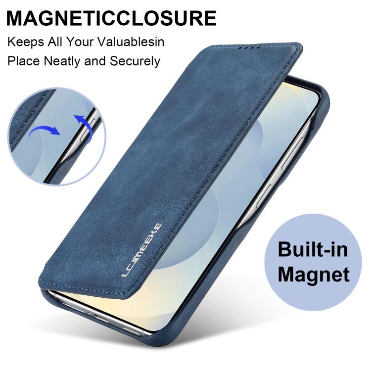 For Samsung Galaxy S26+ 5G LC.IMEEKE Hon Ancient Series Flip Leather Phone Case