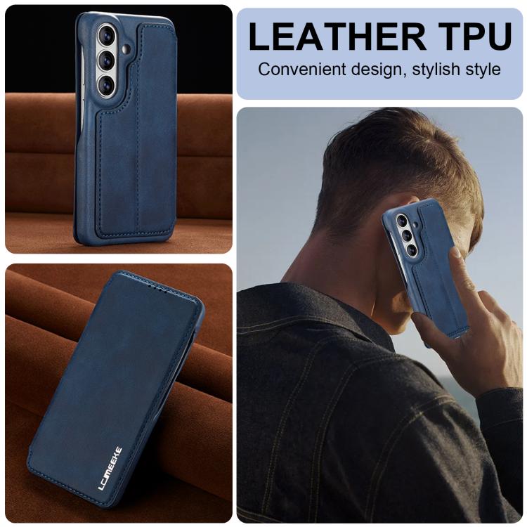 For Samsung Galaxy S26+ 5G LC.IMEEKE Hon Ancient Series Flip Leather Phone Case
