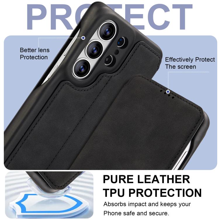 For Samsung Galaxy S26 Ultra 5G LC.IMEEKE Hon Ancient Series Flip Leather Phone Case