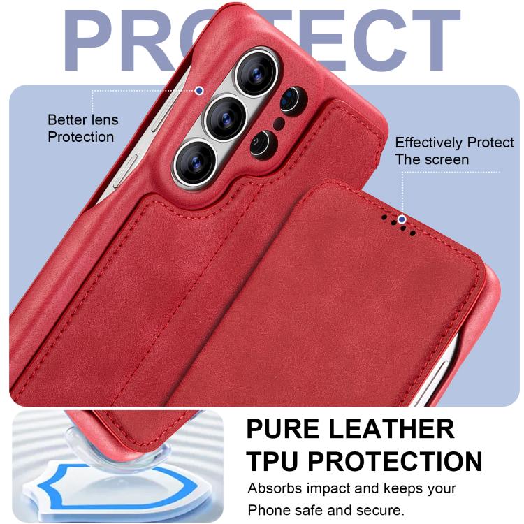 For Samsung Galaxy S26 Ultra 5G LC.IMEEKE Hon Ancient Series Flip Leather Phone Case