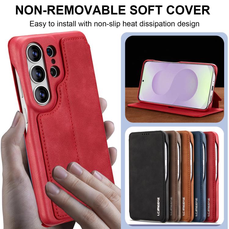 For Samsung Galaxy S26 Ultra 5G LC.IMEEKE Hon Ancient Series Flip Leather Phone Case