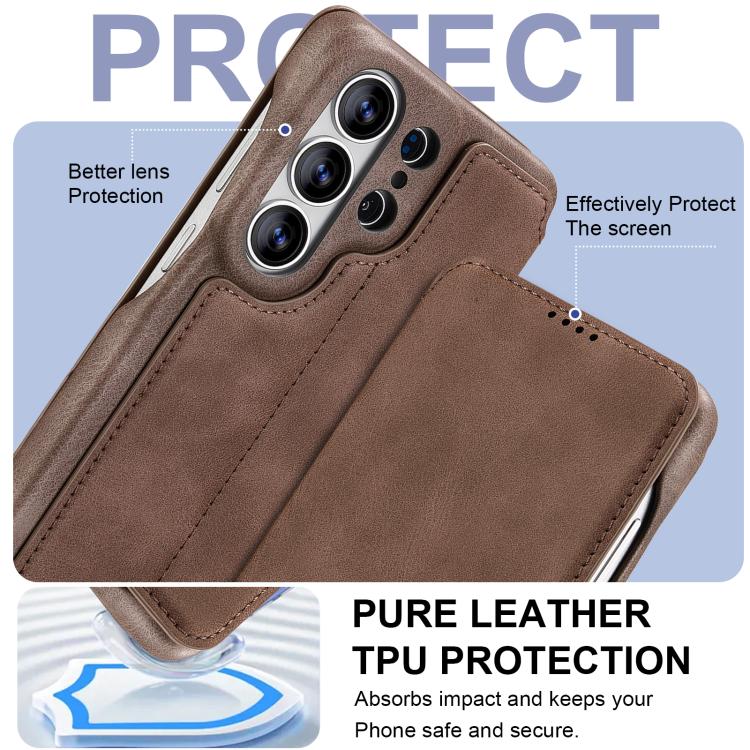 For Samsung Galaxy S26 Ultra 5G LC.IMEEKE Hon Ancient Series Flip Leather Phone Case