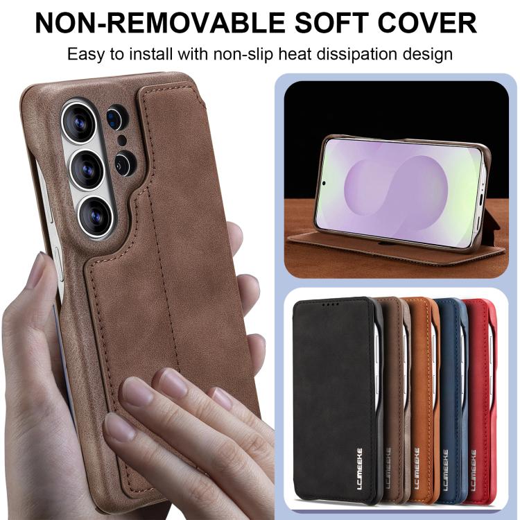 For Samsung Galaxy S26 Ultra 5G LC.IMEEKE Hon Ancient Series Flip Leather Phone Case
