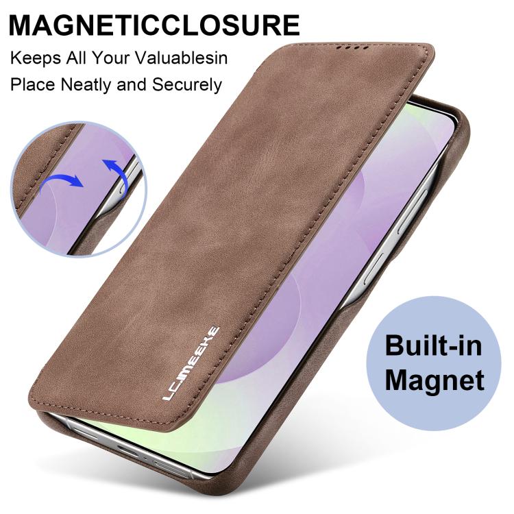 For Samsung Galaxy S26 Ultra 5G LC.IMEEKE Hon Ancient Series Flip Leather Phone Case