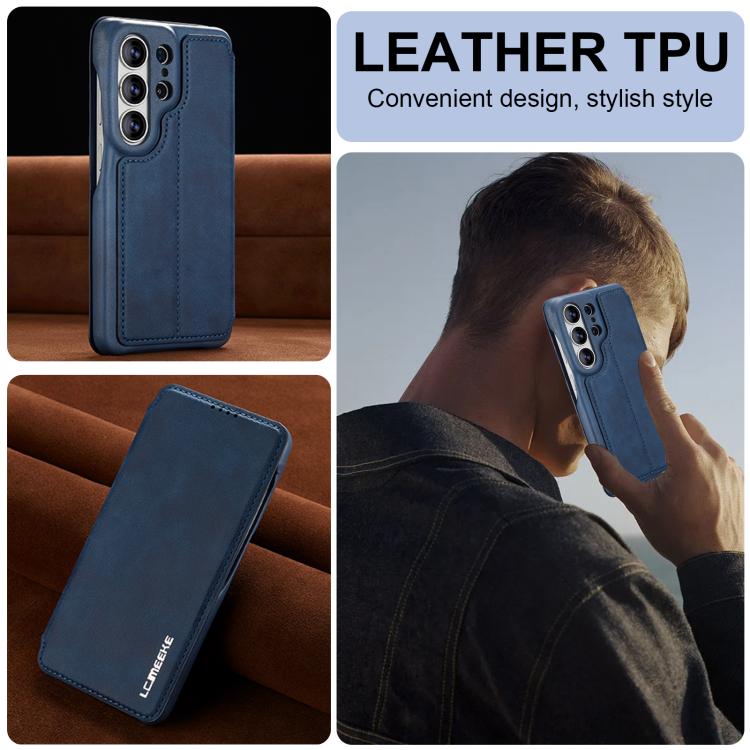 For Samsung Galaxy S26 Ultra 5G LC.IMEEKE Hon Ancient Series Flip Leather Phone Case