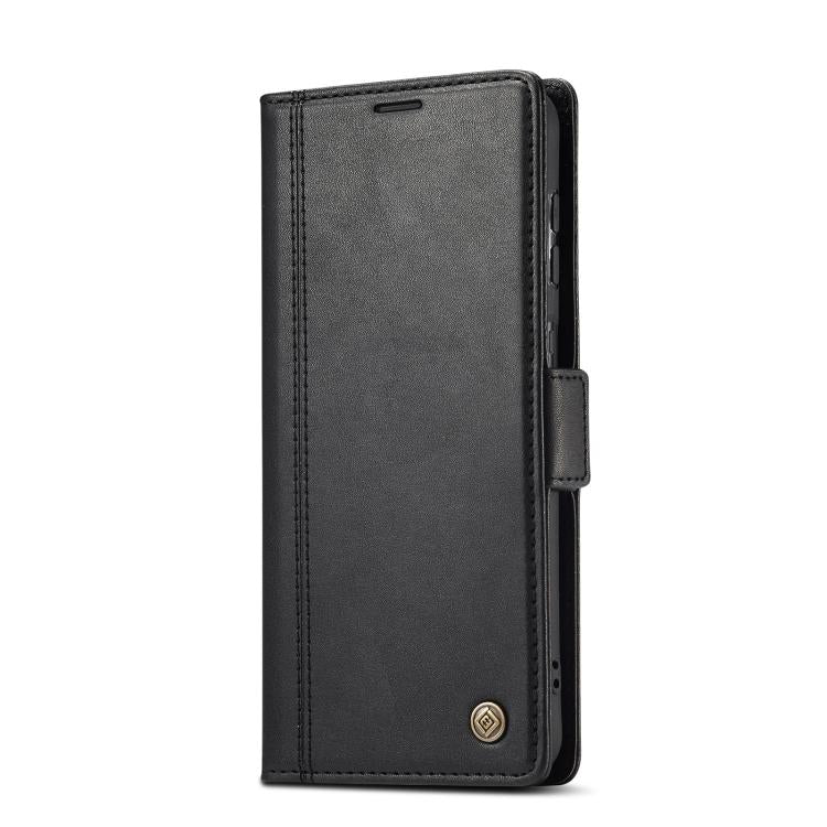 For Samsung Galaxy S25 5G LC.IMEEKE Card Slots Skin Feeling Leather Phone Case