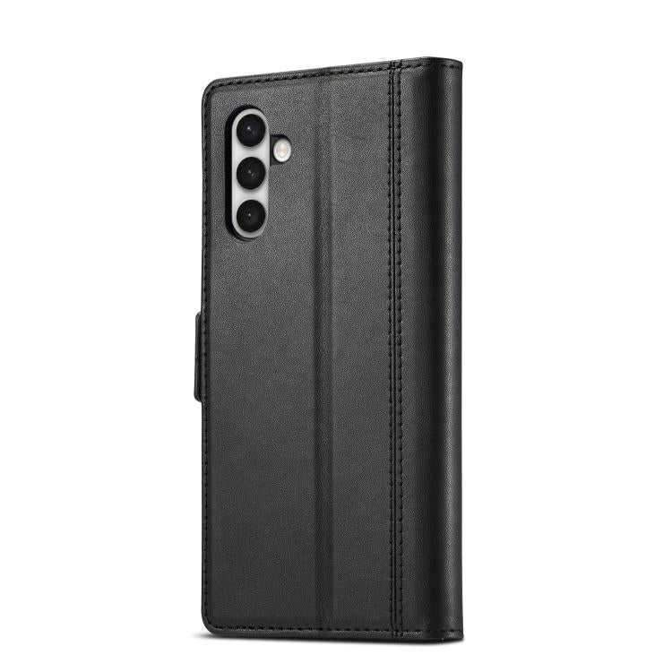 For Samsung Galaxy S25 5G LC.IMEEKE Card Slots Skin Feeling Leather Phone Case