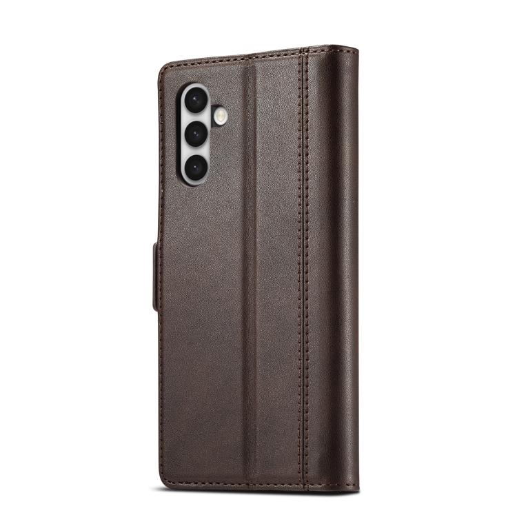 For Samsung Galaxy S25 5G LC.IMEEKE Card Slots Skin Feeling Leather Phone Case