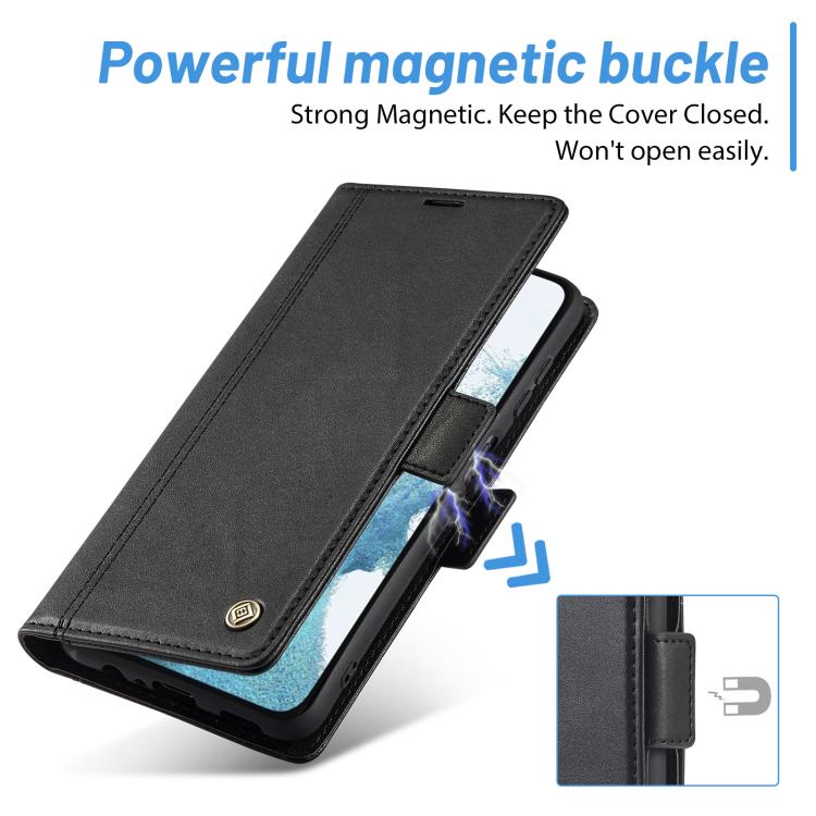 For Samsung Galaxy S25+ 5G LC.IMEEKE Card Slots Skin Feeling Leather Phone Case
