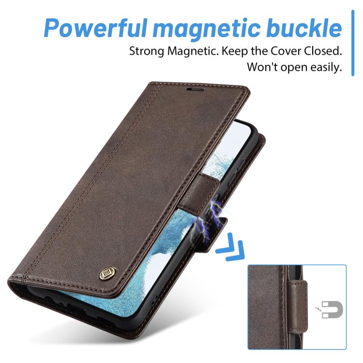 For Samsung Galaxy S25+ 5G LC.IMEEKE Card Slots Skin Feeling Leather Phone Case