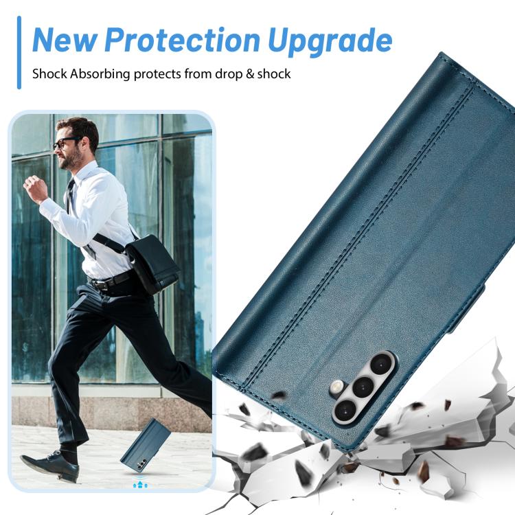 For Samsung Galaxy S25+ 5G LC.IMEEKE Card Slots Skin Feeling Leather Phone Case