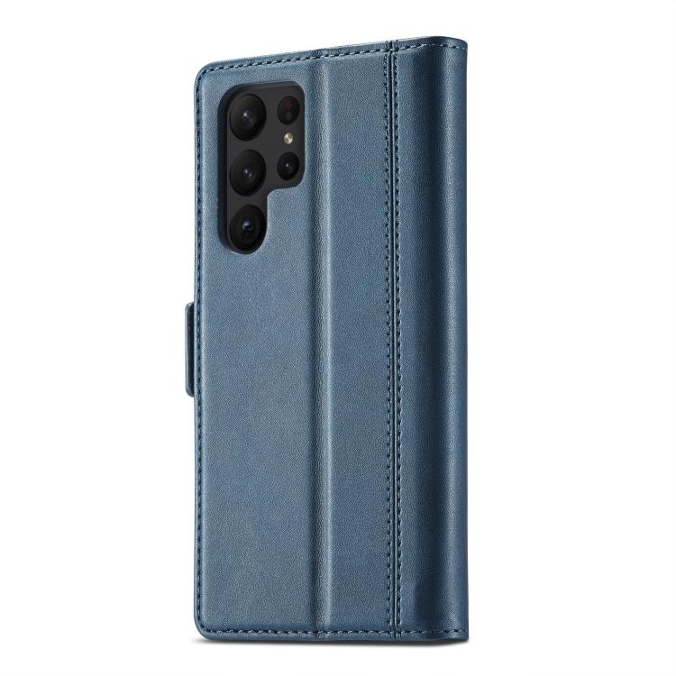 For Samsung Galaxy S25 Ultra 5G LC.IMEEKE Card Slots Skin Feeling Leather Phone Case