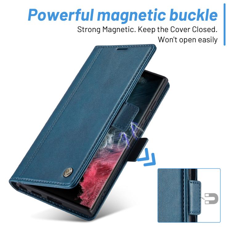 For Samsung Galaxy S25 Ultra 5G LC.IMEEKE Card Slots Skin Feeling Leather Phone Case