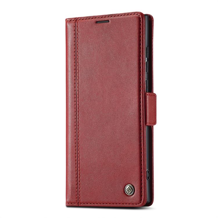 For Samsung Galaxy S25 Ultra 5G LC.IMEEKE Card Slots Skin Feeling Leather Phone Case
