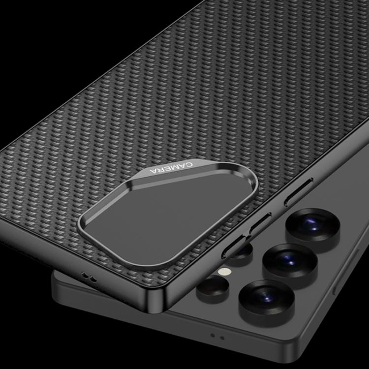 For Samsung Galaxy S25 Ultra 5G GKK Metal Paint Skin Feel Leather Full Coverage Phone Case