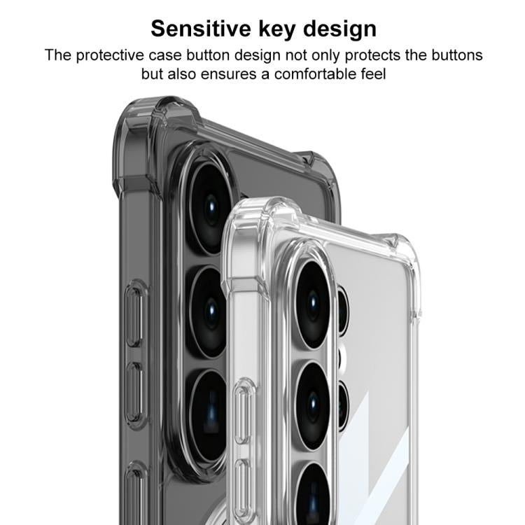 For Samsung Galaxy S26 Ultra 5G GKK Airbag Full Coverage PC Phone Case with Rotating Holder, Not Included Pen