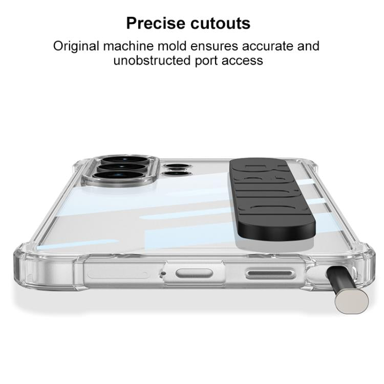For Samsung Galaxy S26 Ultra 5G GKK Airbag Silicone Wristband Phone Case, Not Included Pen