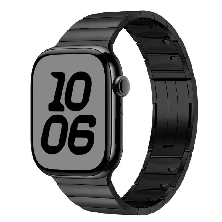 For Apple Watch 46mm / 49mm / 45mm / 44mm Single Bead Side-removable Stainless Steel Watch Band