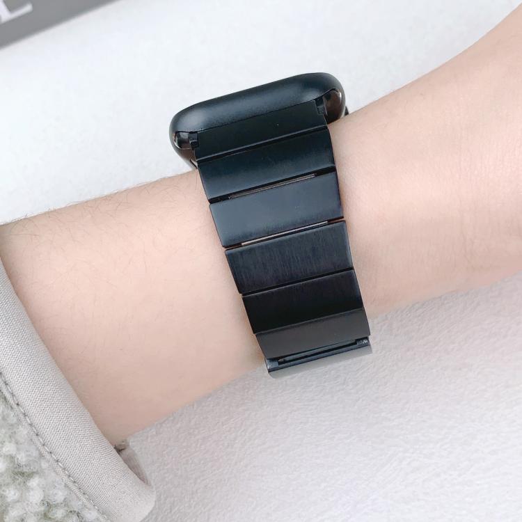 For Apple Watch 42mm / 41mm / 40mm / 38mm Single Bead Side-removable Stainless Steel Watch Band