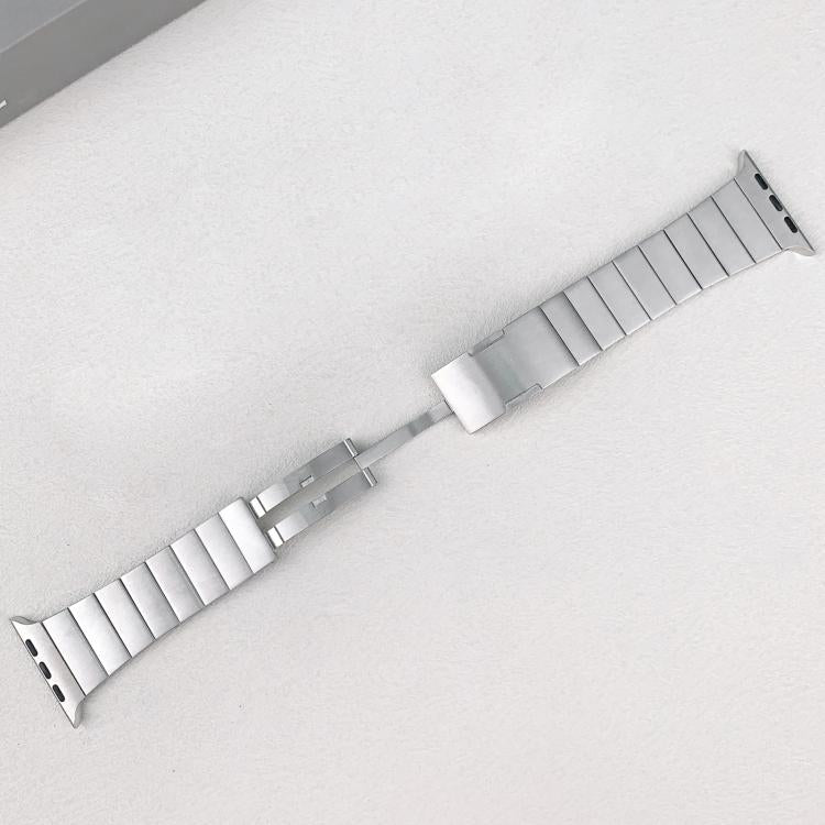 For Apple Watch 42mm / 41mm / 40mm / 38mm Single Bead Side-removable Stainless Steel Watch Band