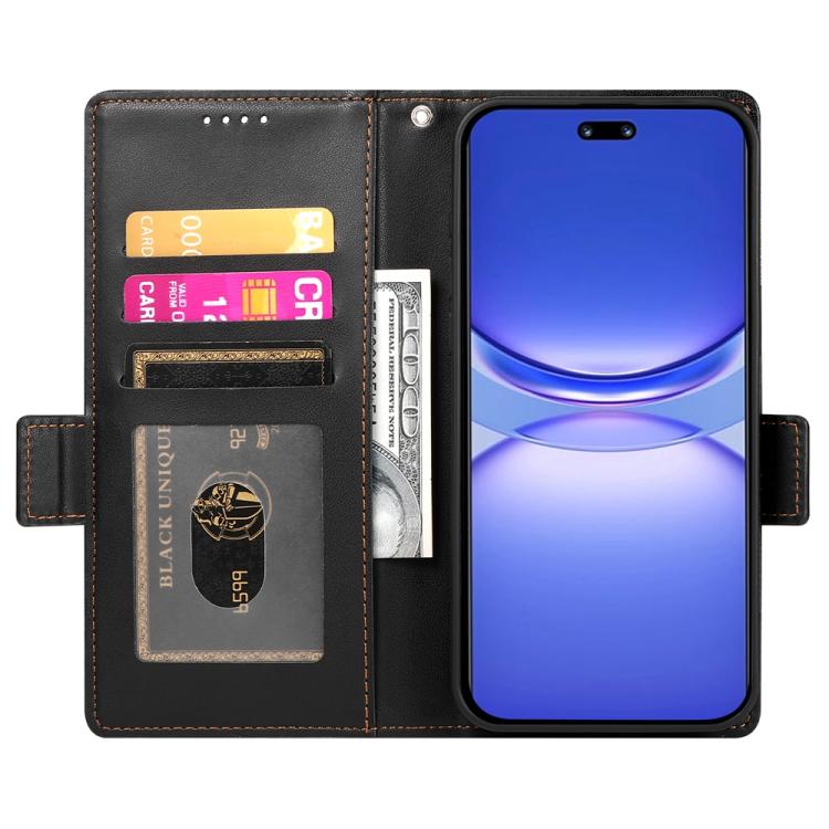 For Huawei nova 13 Pro Side Buckle Magnetic Frosted Leather Phone Case