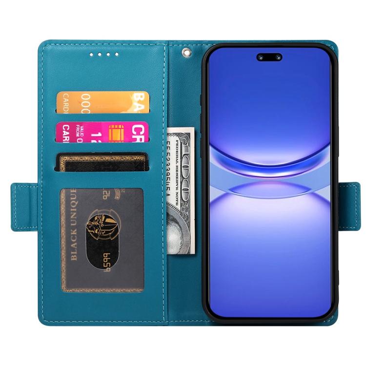 For Huawei nova 13 Pro Side Buckle Magnetic Frosted Leather Phone Case