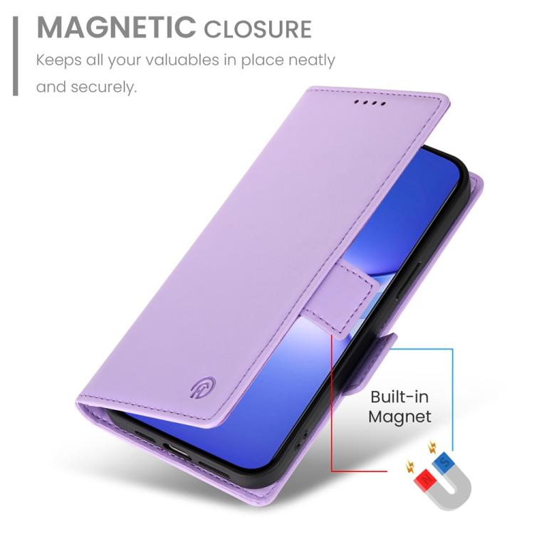 For Huawei nova 13 Pro Side Buckle Magnetic Frosted Leather Phone Case