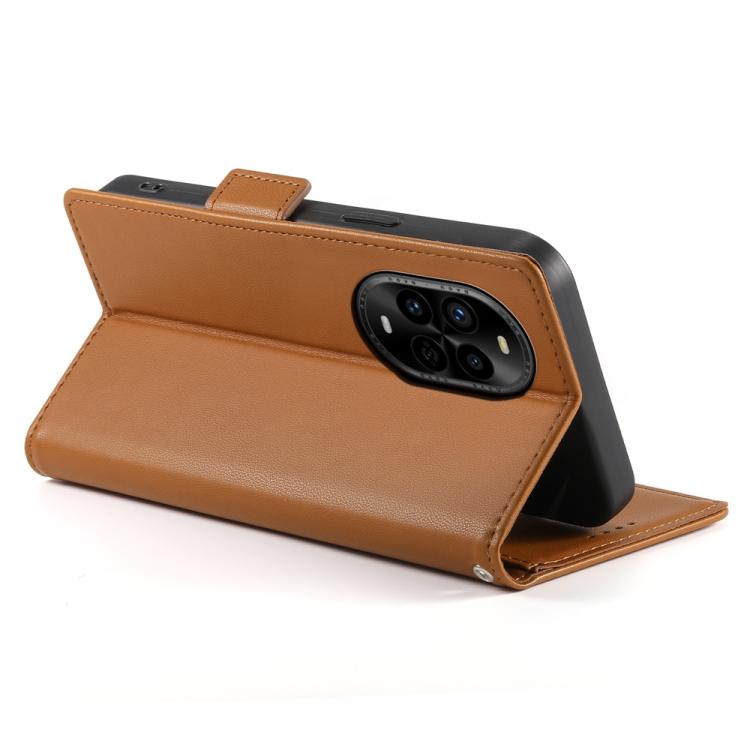 For Huawei nova 13 Pro Side Buckle Magnetic Frosted Leather Phone Case