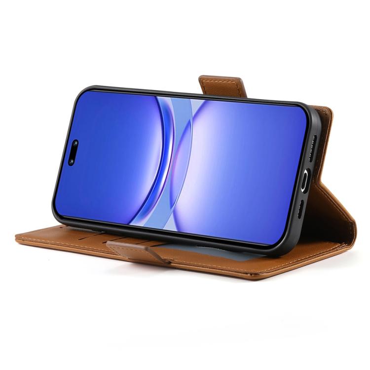 For Huawei nova 13 Pro Side Buckle Magnetic Frosted Leather Phone Case