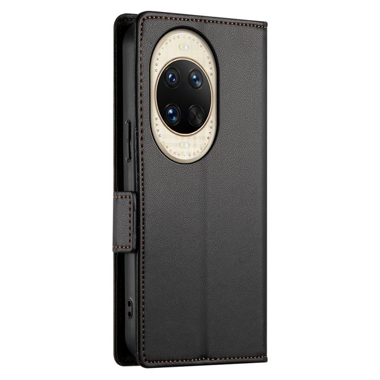 For Huawei nova 14 Ultra Side Buckle Magnetic Frosted Leather Phone Case