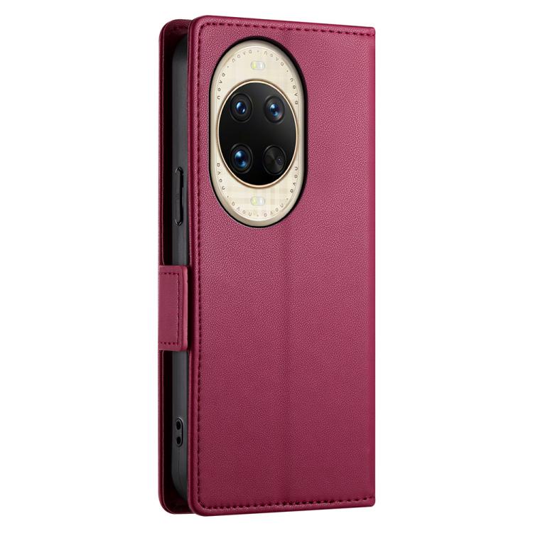 For Huawei nova 14 Ultra Side Buckle Magnetic Frosted Leather Phone Case