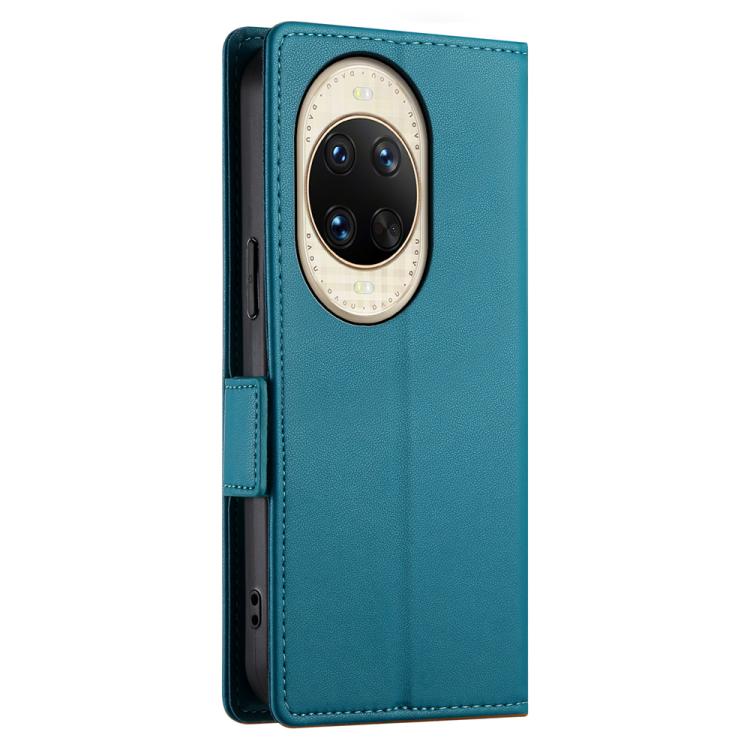 For Huawei nova 14 Ultra Side Buckle Magnetic Frosted Leather Phone Case