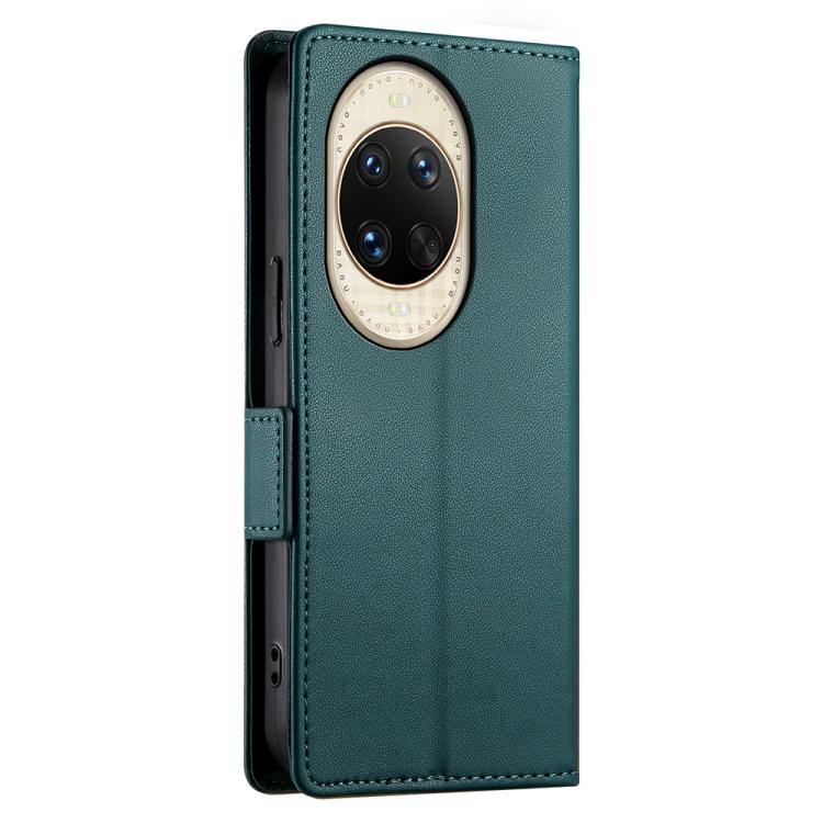 For Huawei nova 14 Ultra Side Buckle Magnetic Frosted Leather Phone Case