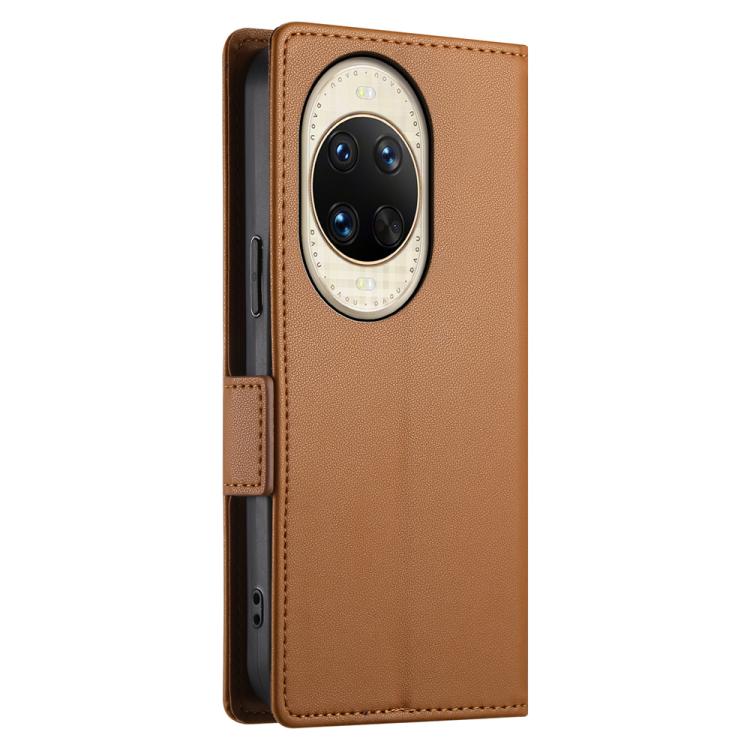 For Huawei nova 14 Ultra Side Buckle Magnetic Frosted Leather Phone Case